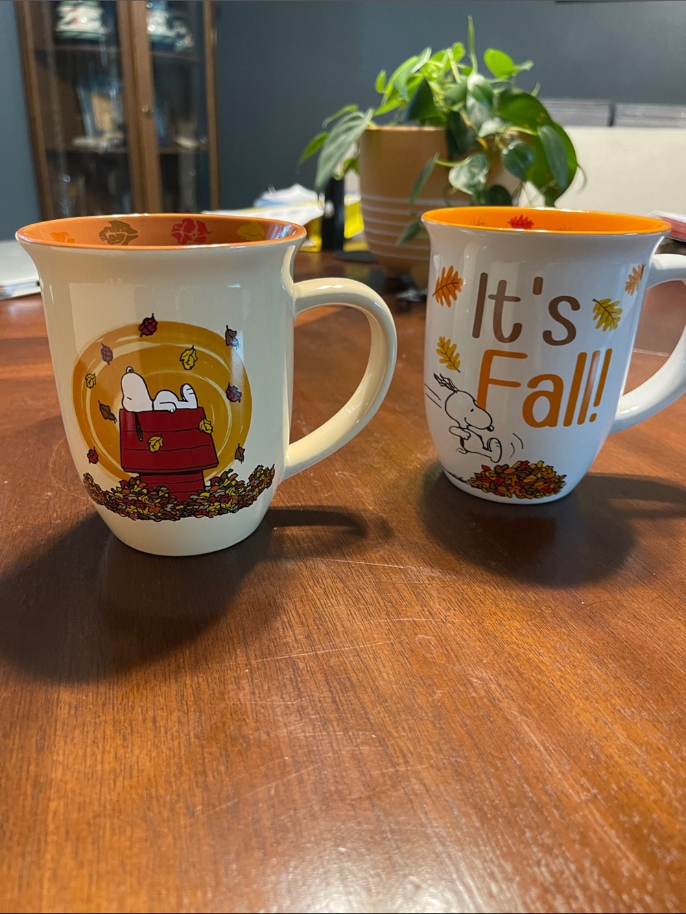 Set of Peanuts Snoopy "It's Fall!" Ceramic Mug